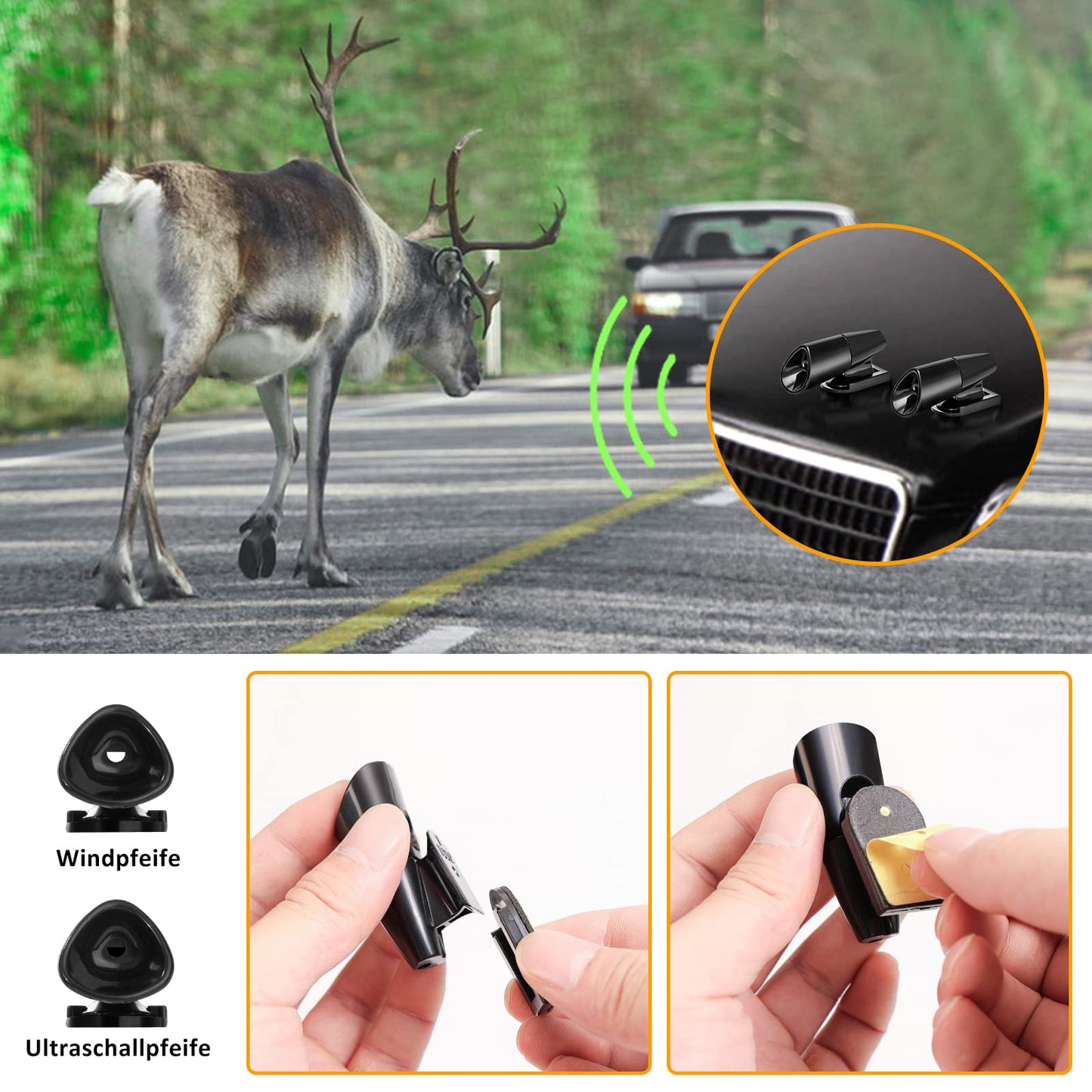 AUTODECO 82Pcs Car Roadside Emergency Kit with Jumper Cable - Automotive Safety Kit with Shovel