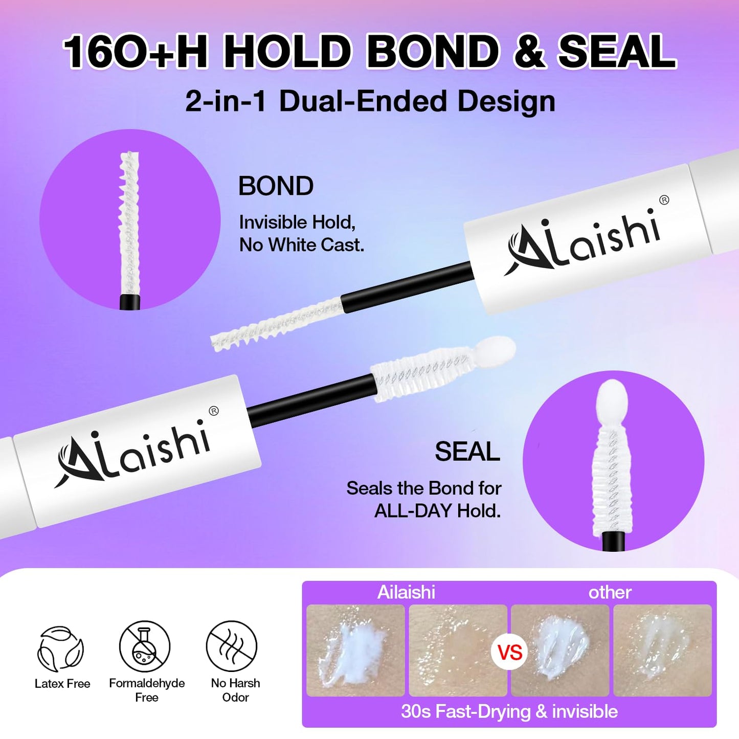 Wispy False Eyelashes Kit With Bond, Seal and Tweezer, 7 Pairs Natural Look Fake Cat Eye Lashes Strips Thin Band Extensions Waterproof Easy Eyelashes for Beginners RQ11
