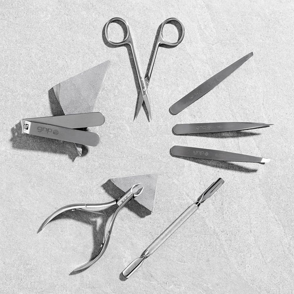 Grip Cuticle Nipper Stainless Steel S7 – Precision Nail Tool for Trimming Cuticles & Hangnails – Sharp Jaw Blades with Ergonomic Stainless Steel Design for Clean, Safe Grooming
