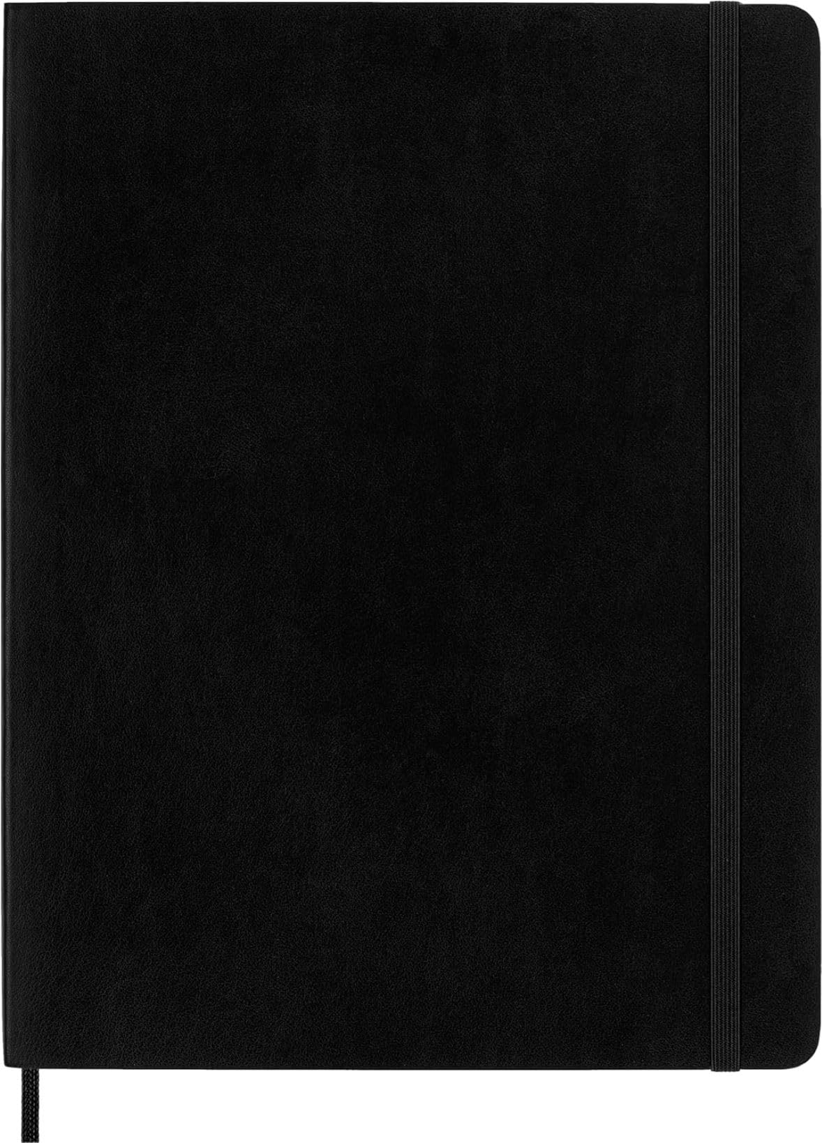 Moleskine Classic Notebook, Soft Cover, XL (7.5" x 9.5") Plain/Blank, Black, 192 Pages