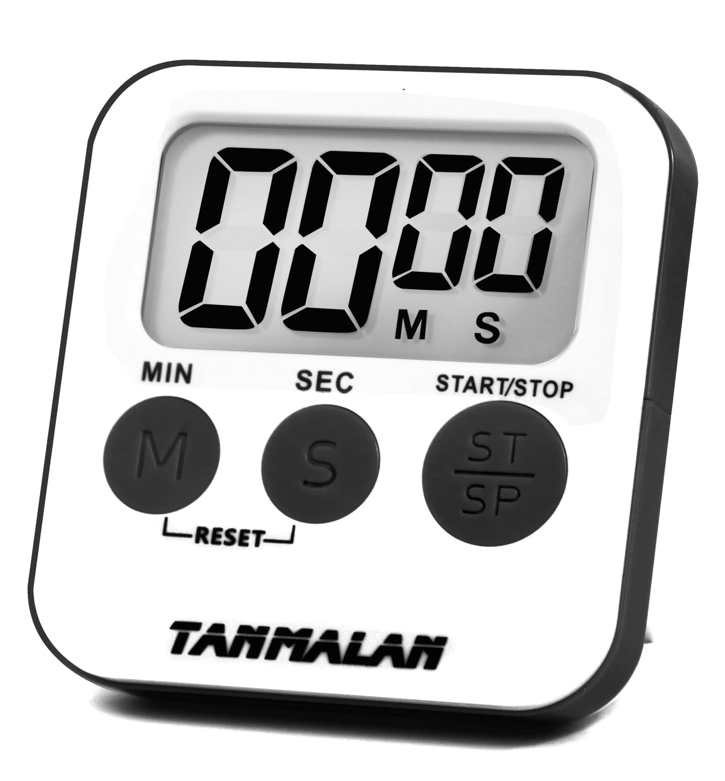 Tanmalan Kitchen Timer for Cooking Loud Alarm, Large Display, Auto Memory Loud Alarm, Large Display,Big Button，for Kids for Teacher Classroom Must Haves,Count Down-up,Easy to use (6.0-Grey)