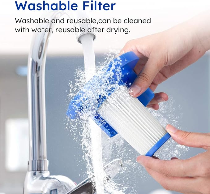 Vacmaster Corded Stick Vacuum Cleaner 2 in 1 Ultra-Lightweight 14Kpa Power Suction Handheld Vacuum Cleaner with Washable HEPA Filter for Home, Car, Pet Hair, Carpet, Hard Floor