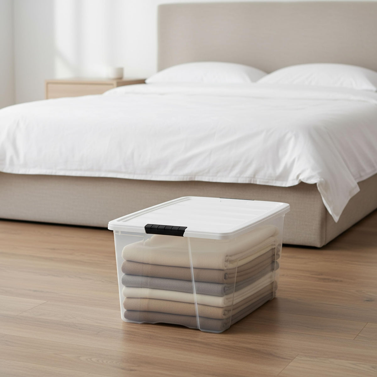 72 Qt Storage Bins with Lids (4 Count)