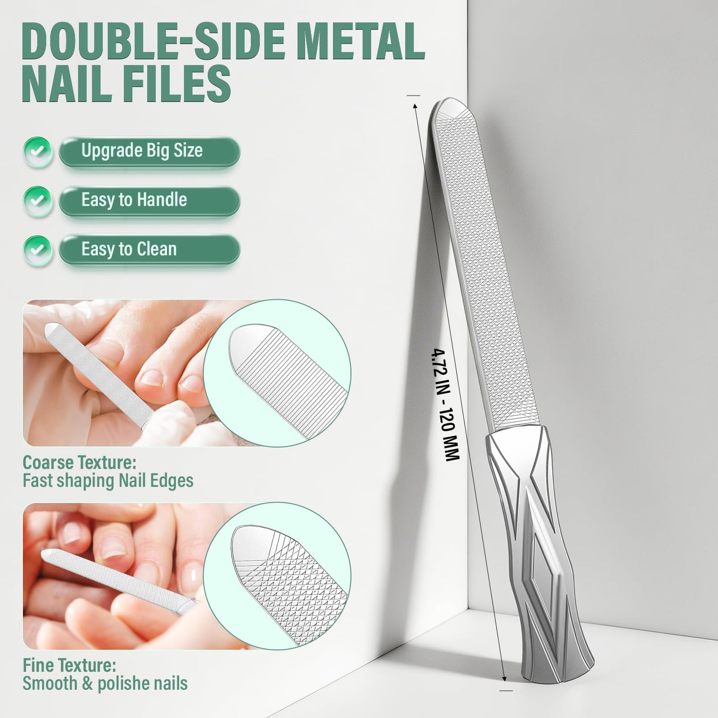 Toenail Clippers for Seniors with Safety Lock Long Handle, Large Toe Nail Clippers for Thick Toenails for Men Women, Wide Opening Slanted Fingernail Clippers with Catcher Precision Nail Cutter Set