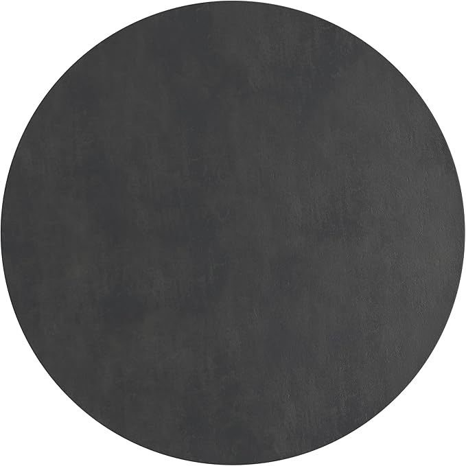 SIMPLIHOME Gloria Metal Side Table - 16 inch Wide Solid Metal Round Cast Aluminum Accent Table in Graphite, Contemporary End Table for Living Room with Powder-Coated Finish, Assembled