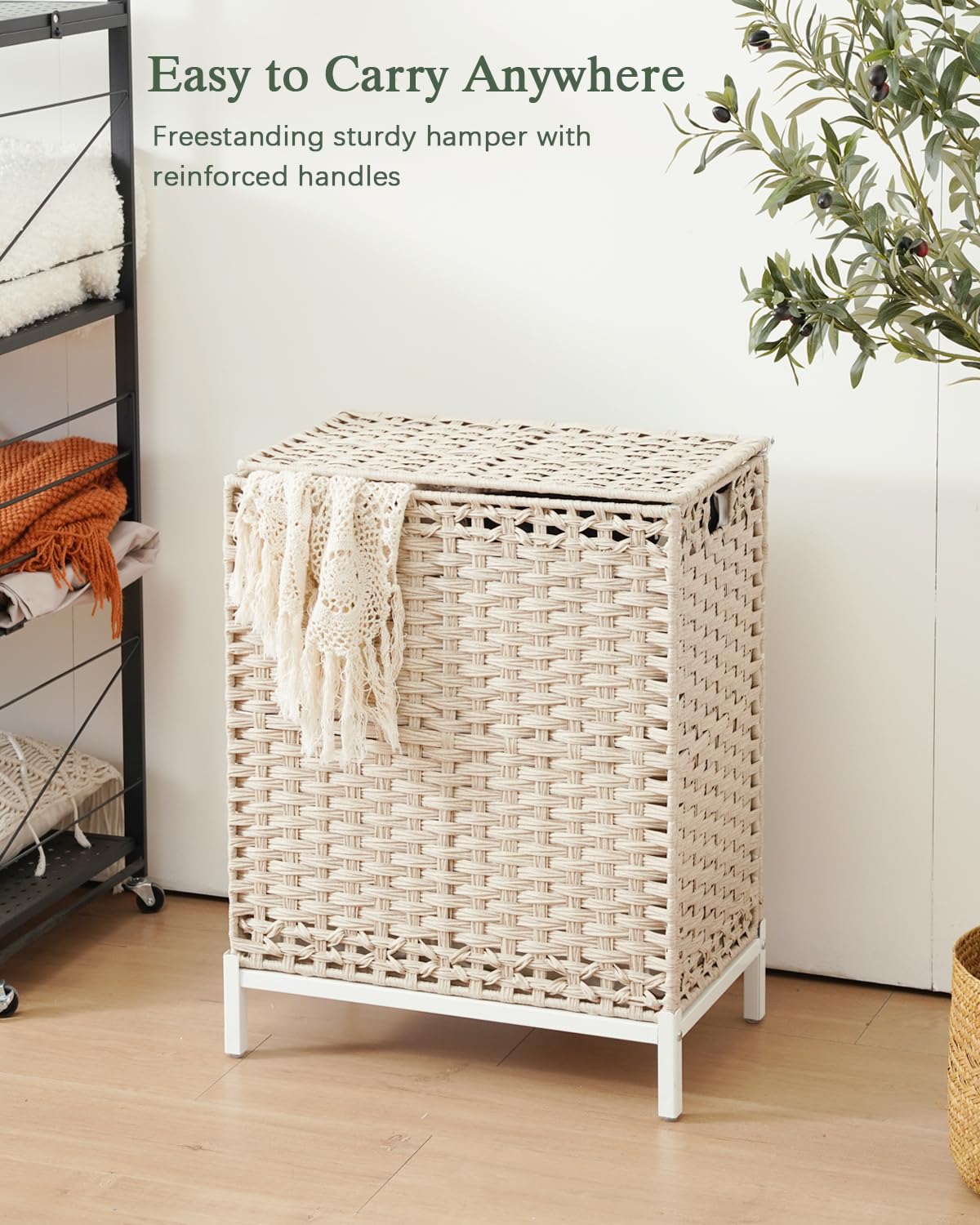 Laundry Hamper with Lid