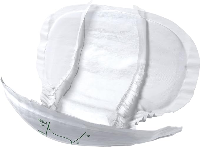 Abena San Premium Incontinence Pads, Heavy Absorbency, (Sizes 8 to 11), Size 9, 56 Count