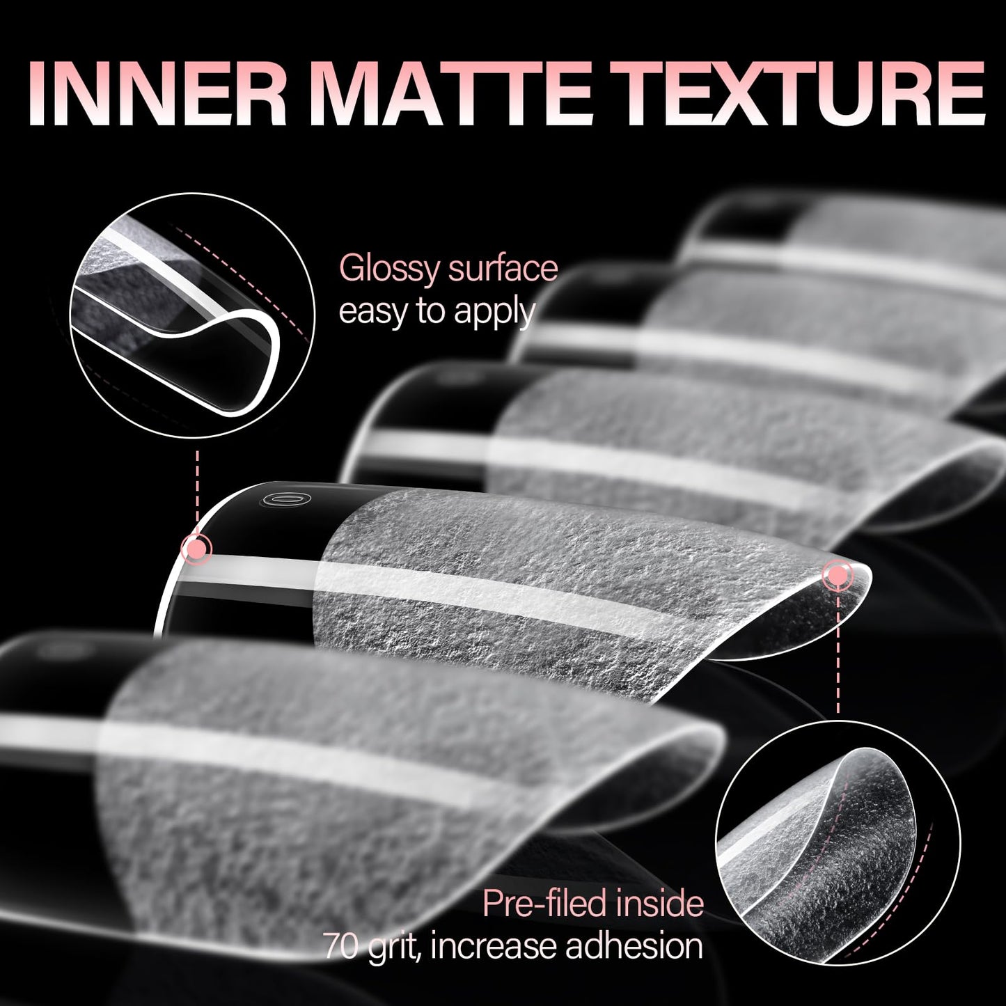 AILLSA Extra Short Square Nail Tips - 15 Sizes 120pcs Half Matte False Nail Tips Pre-shaped Short Nails Tips, Acrylic Fake Press on Gelly Tips for Gift