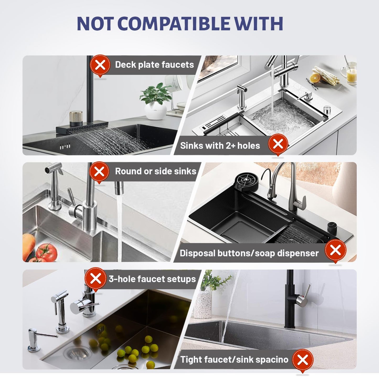 Stone Faucet Mat for Kitchen Sink, Faucet Mat Fast Drying Diatomite, Sink Splash Guard Water Absorbing Stone Tray for Sink, Counter Protector for Kitchen & Bathroom