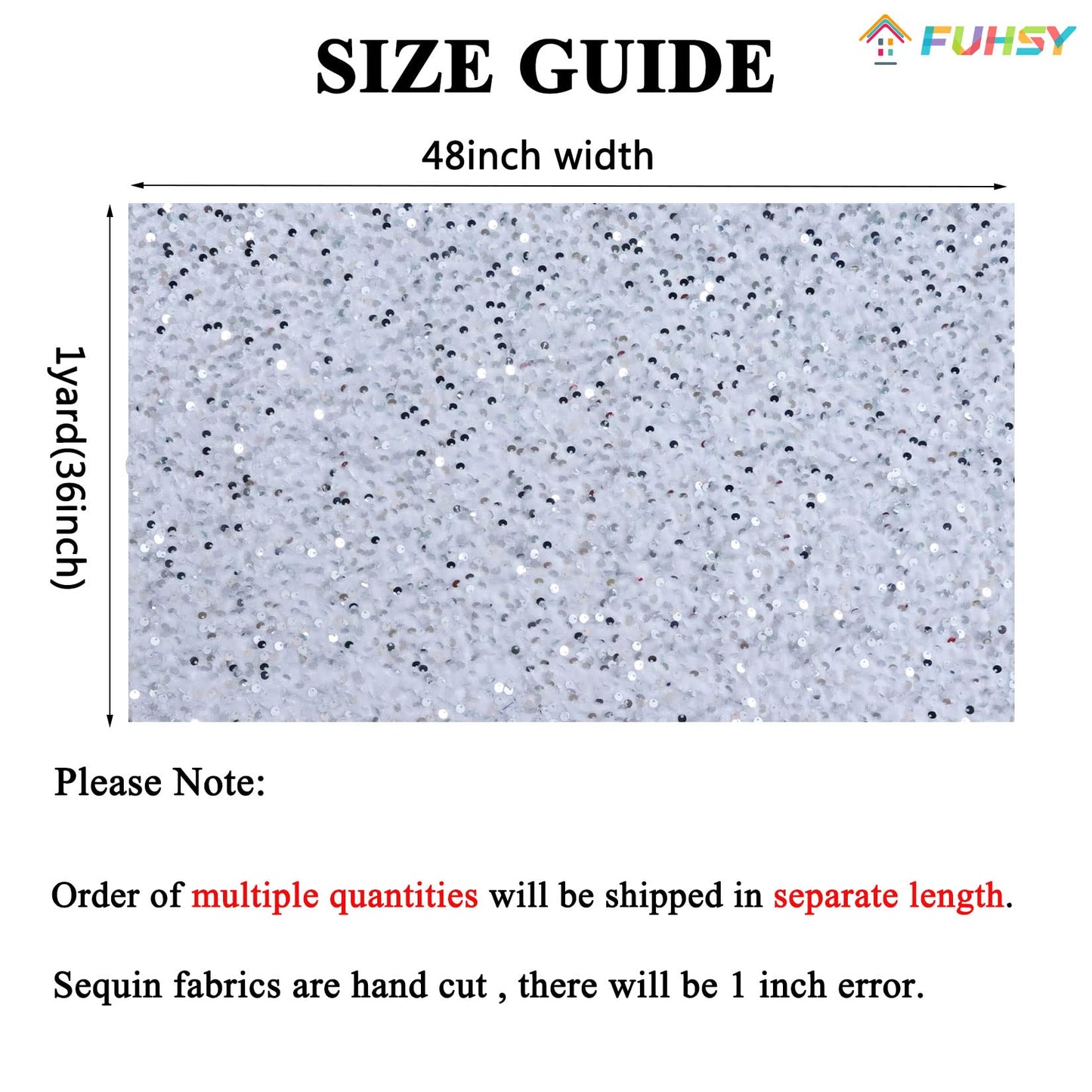White Fabric Silver Sequin Material Fabric by The Yard 1 Yard Embroidery Sewing Fabric for Crafting Sparkly Metallic Mesh Sequins Fabric Knit Reversible Dress Quilting Fabric for Bridal Clothes Gowns