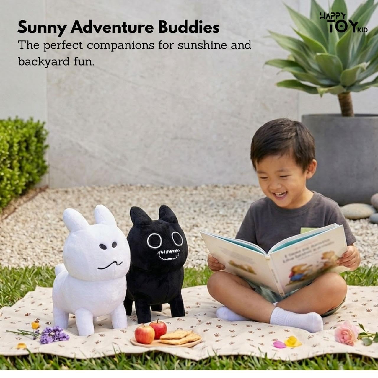 Happy Toy Kid Set of 7 Soft Plush Toys – Fun for Kids, Cuddling, Travel & Playtime Premium Stuffed Toy Collection