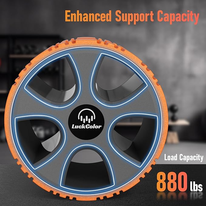 Back Roller, Back Wheel for Deep Tissue Massage,Yoga Wheel for Back Pain & Stretching, Comfy Deep Tissue Massage Roller for Back,Spine Alignment & Tension Relief