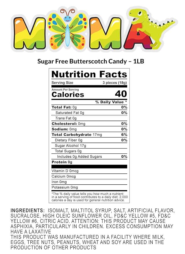 Sugar Free Lemon Drops Hard Candy - 1 lb Sweet & Citrusy Bulk Candy Individually Wrapped - Gluten Free, Keto Friendly, Vegan Lemon Drops Mima's Summer Mega Sale Treats Bag