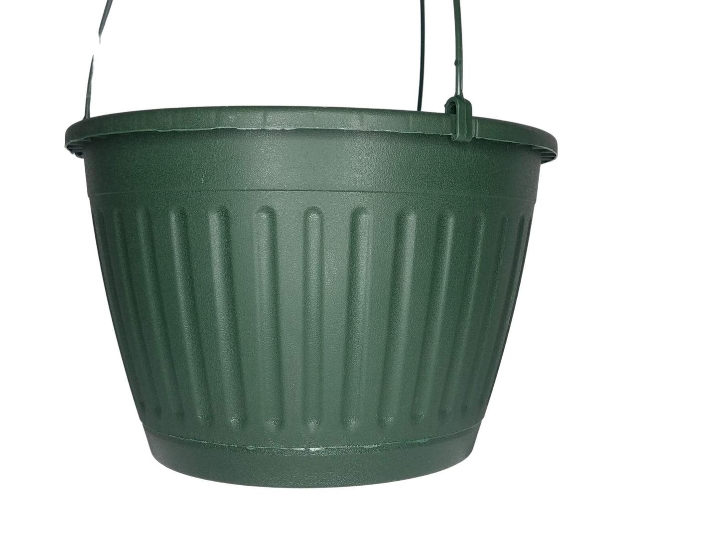 Landmark 10" Imperial Plastic Hanging Basket (Green, 10)
