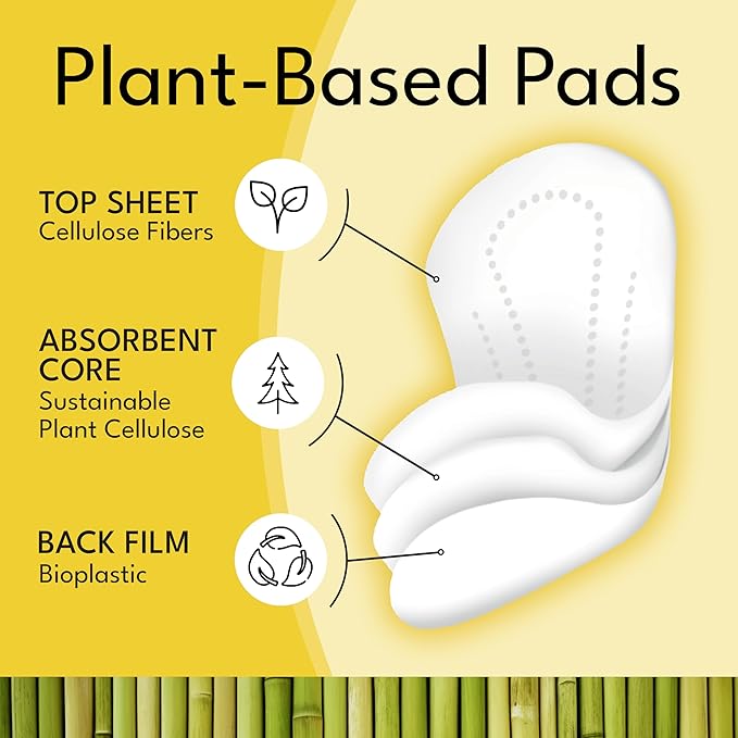 Sparkle Bamboo Incredibly Thin Panty Liners | Plant Based, Flexible & Comfortable Panty Liners for Women | Ideal for Everyday Discharge & Spotting | USDA Certified Biobased & Chlorine-Free | 80 Count