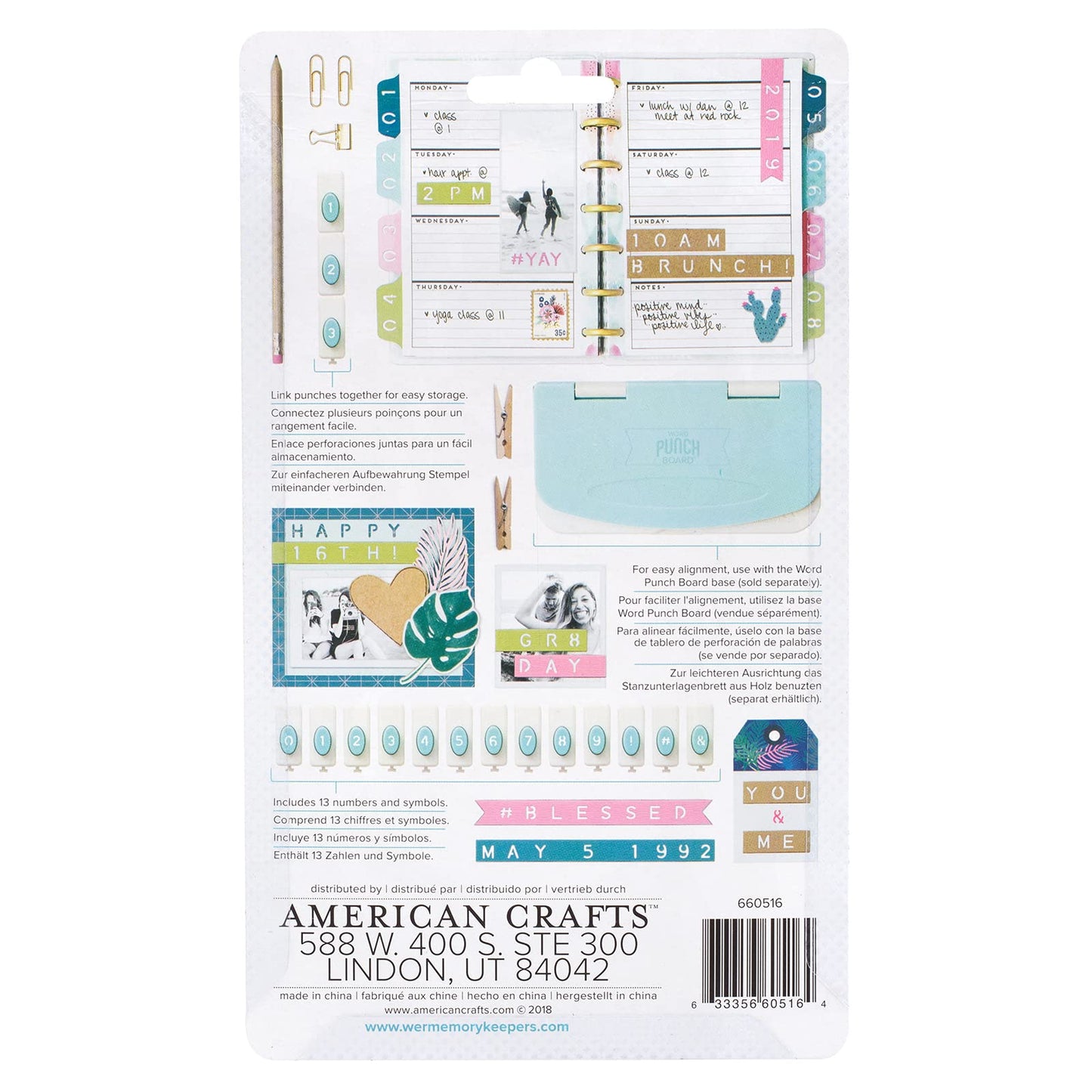 We R Memory Keepers Number Punches Set, Pair with Punch Board, Mix and Match Numbers, for Crafting, Scrapbooking, DIY Projects, Journaling, Cardmaking, and More