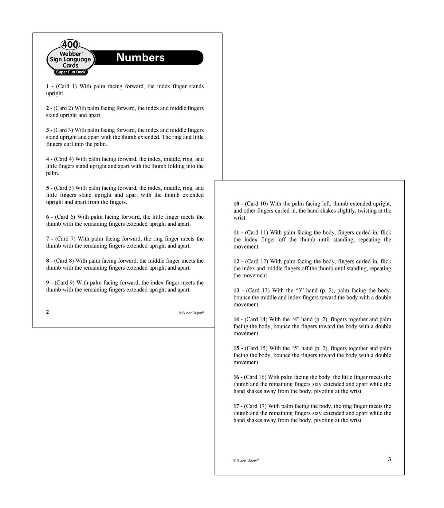 Super Duper Publications| 400 American Sign Language (ASL) Flash Cards Fun Deck | Educational Learning Resource for Children