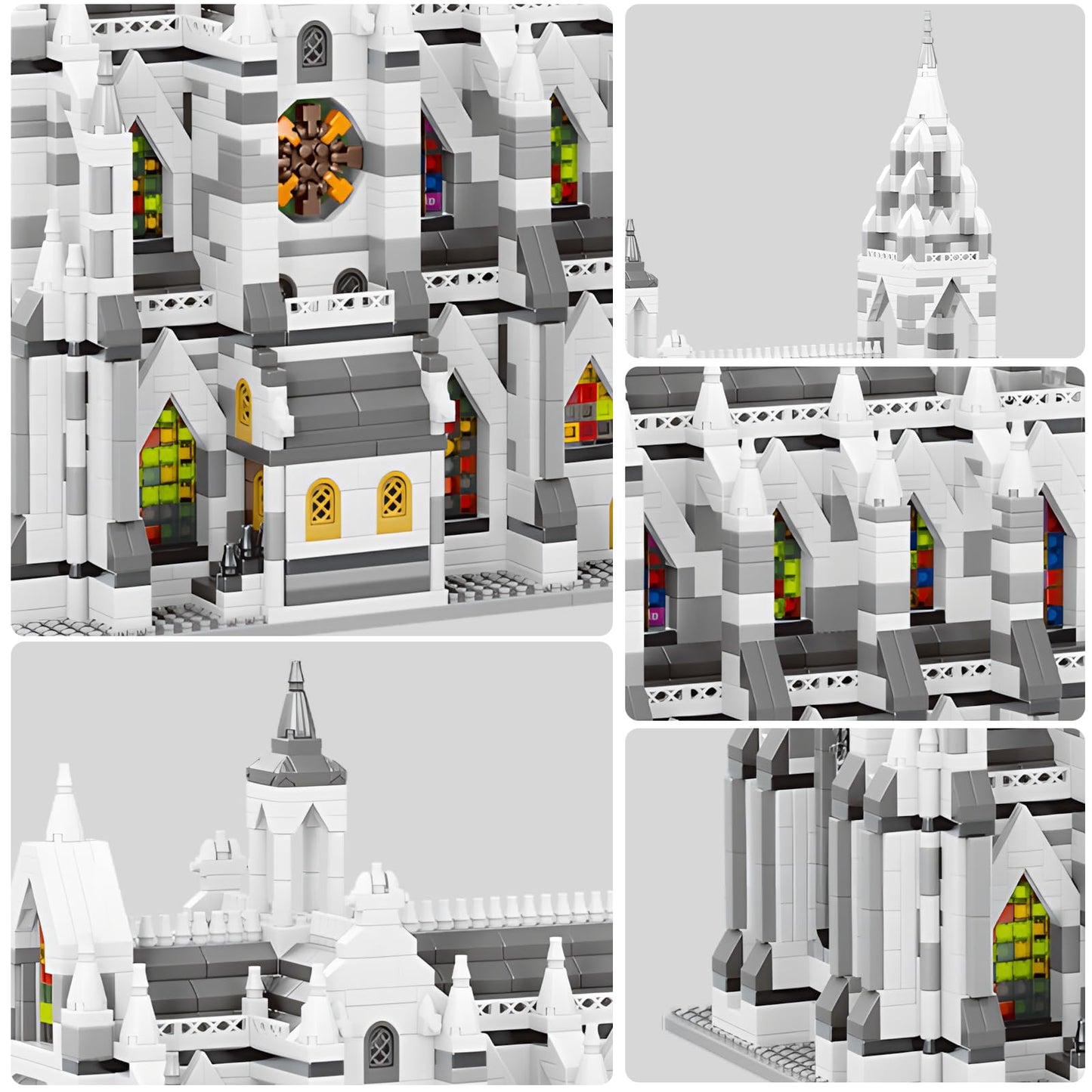 YCJZXMS Miniature Building Blocks Cologne Cathedral Model Set (3598 Pieces) - Building Toys, Suitable for Children and Adults as Gifts