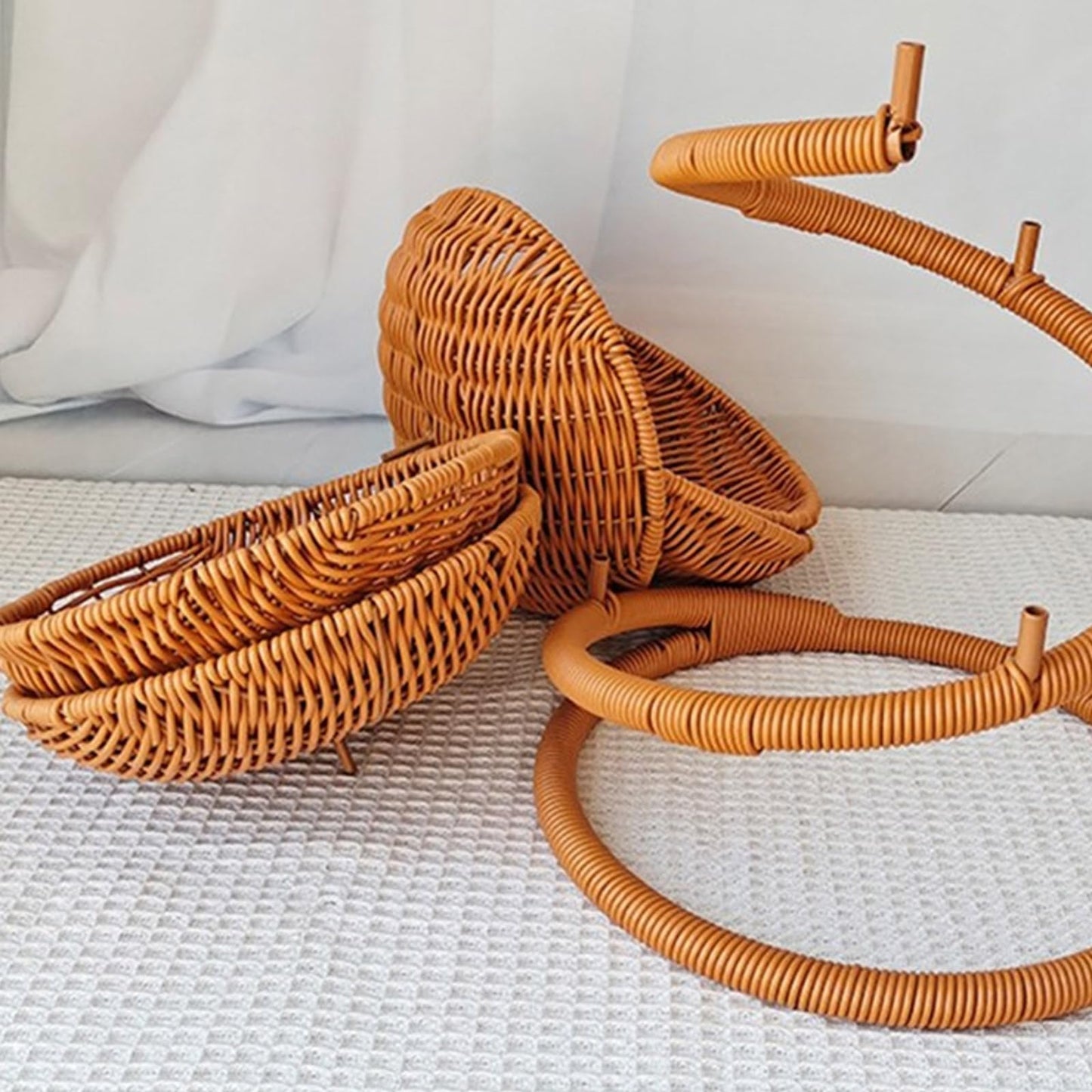 Unique Fruit Storage Tray Spacious Multi Layer with Detachable Basket for Storing Bread and Snacks in Styles Storage