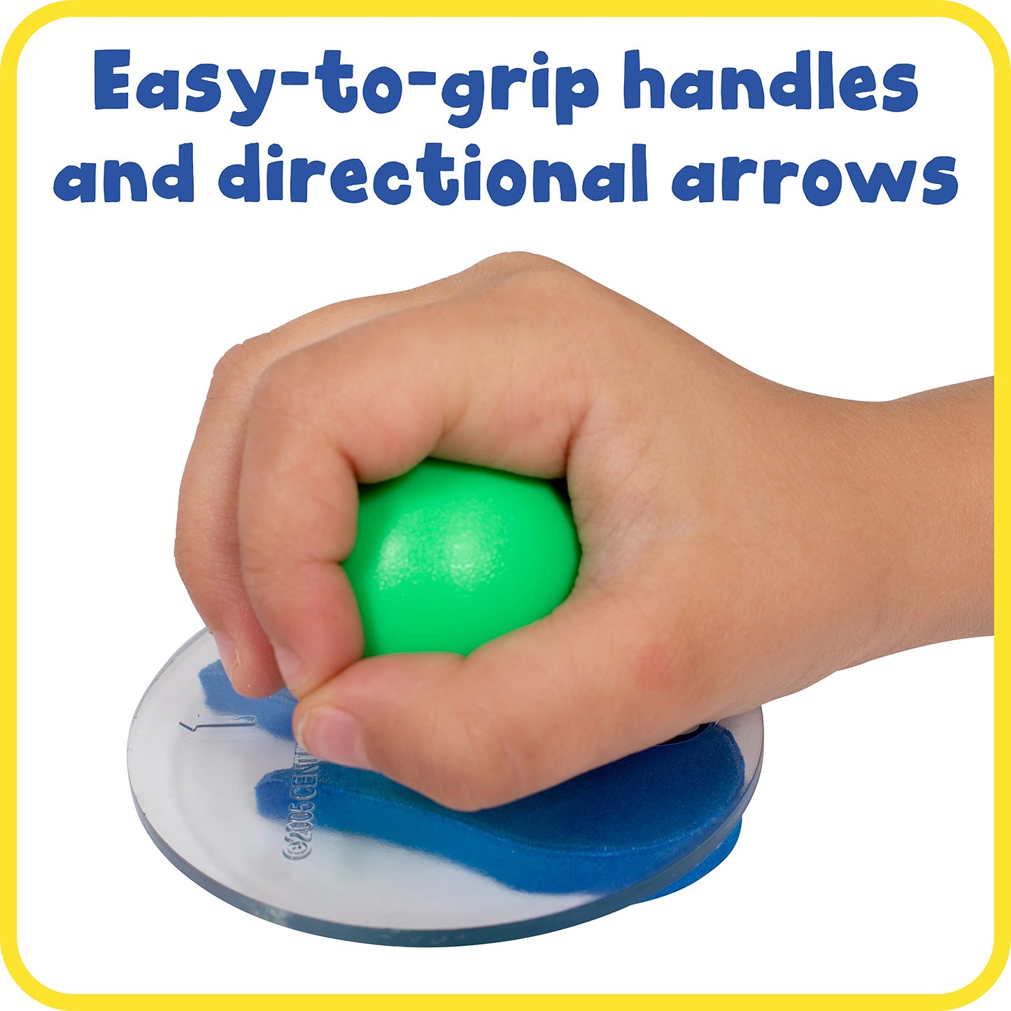 READY 2 LEARN Giant Stampers - Weather Patterns - Set of 6 - Easy to Hold Foam Stamps for Kids - Arts and Crafts Stamps for Displays, Posters, Signs and DIY Projects