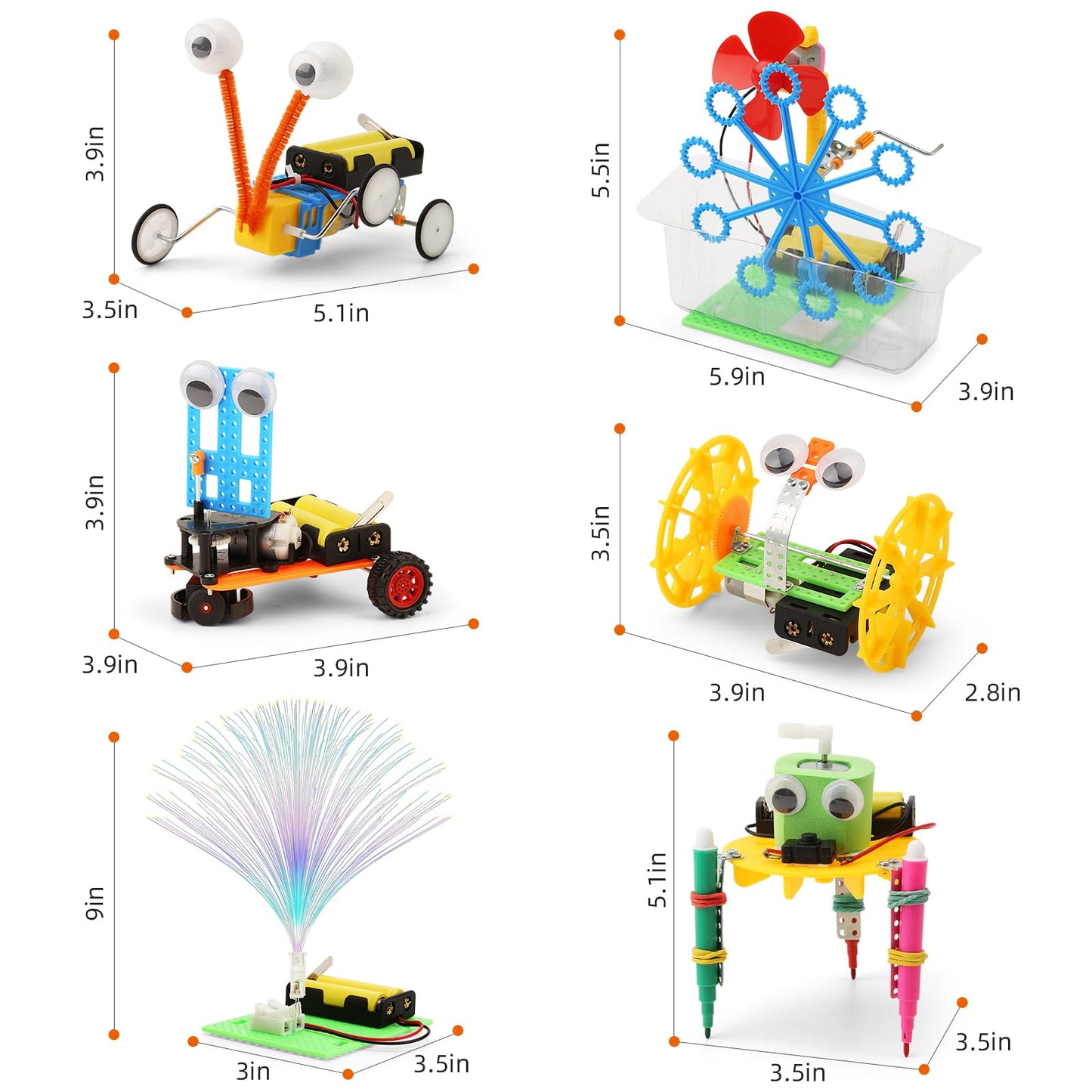 STEM Robotics Kits for Kids Science Kits Ages 8-10 8-12, Build A Engineering Robot Building Toys Science Experiments Projects, STEM Toys Activities for Boys Girls Age 8-12