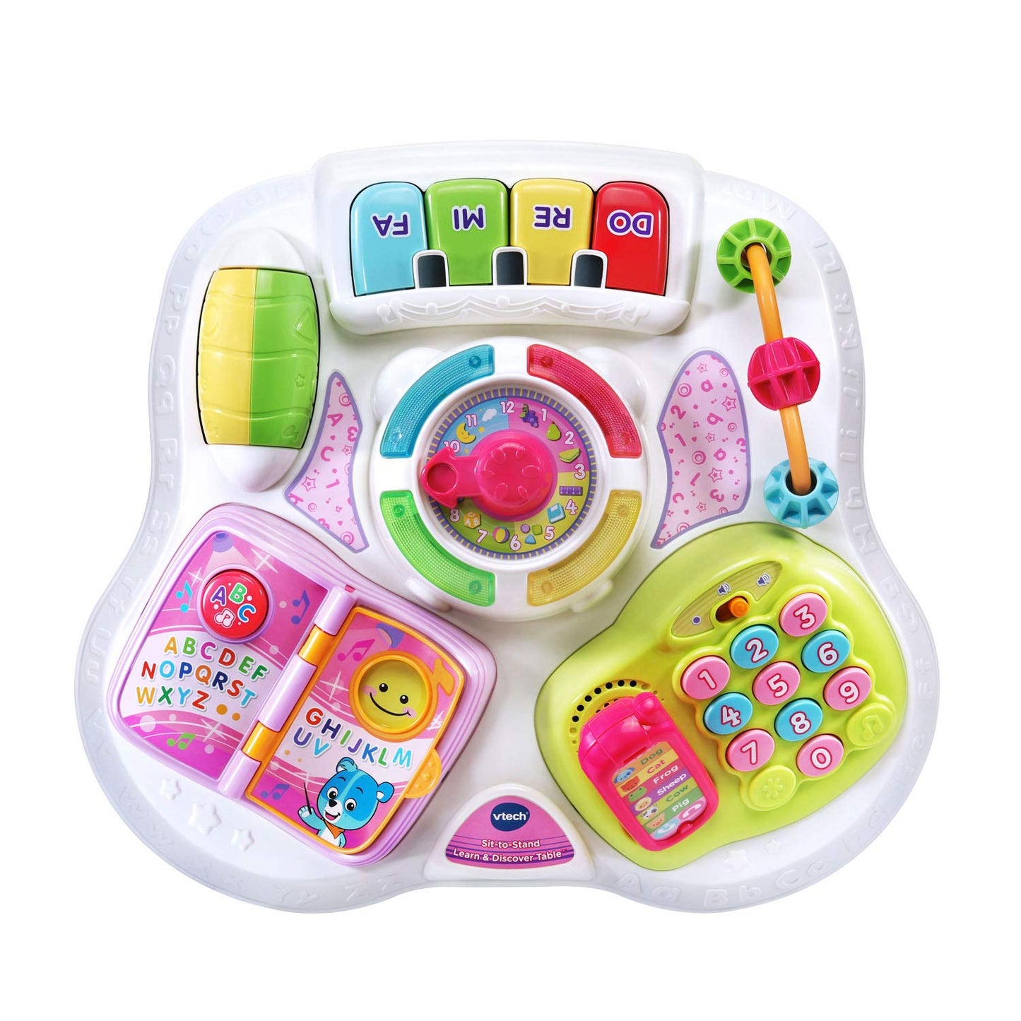 VTech Sit-to-Stand Learn and Discover Table, Pink