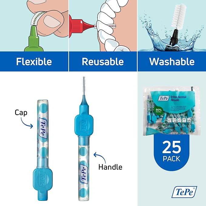 TEPE Original Interdental Brushes 0.6 mm Blue 25 pcs