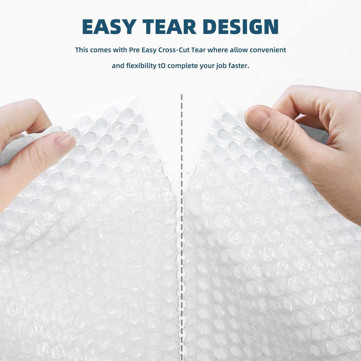 Metronic Bubble Cushioning Wrap 2 Pack 12 Inch x 72ft Total, Dense Bubble Packing Air Wrap Clear Bubble Packing Roll for Shipping and Moving Supplies, Perforated Every 12" (Made in USA)