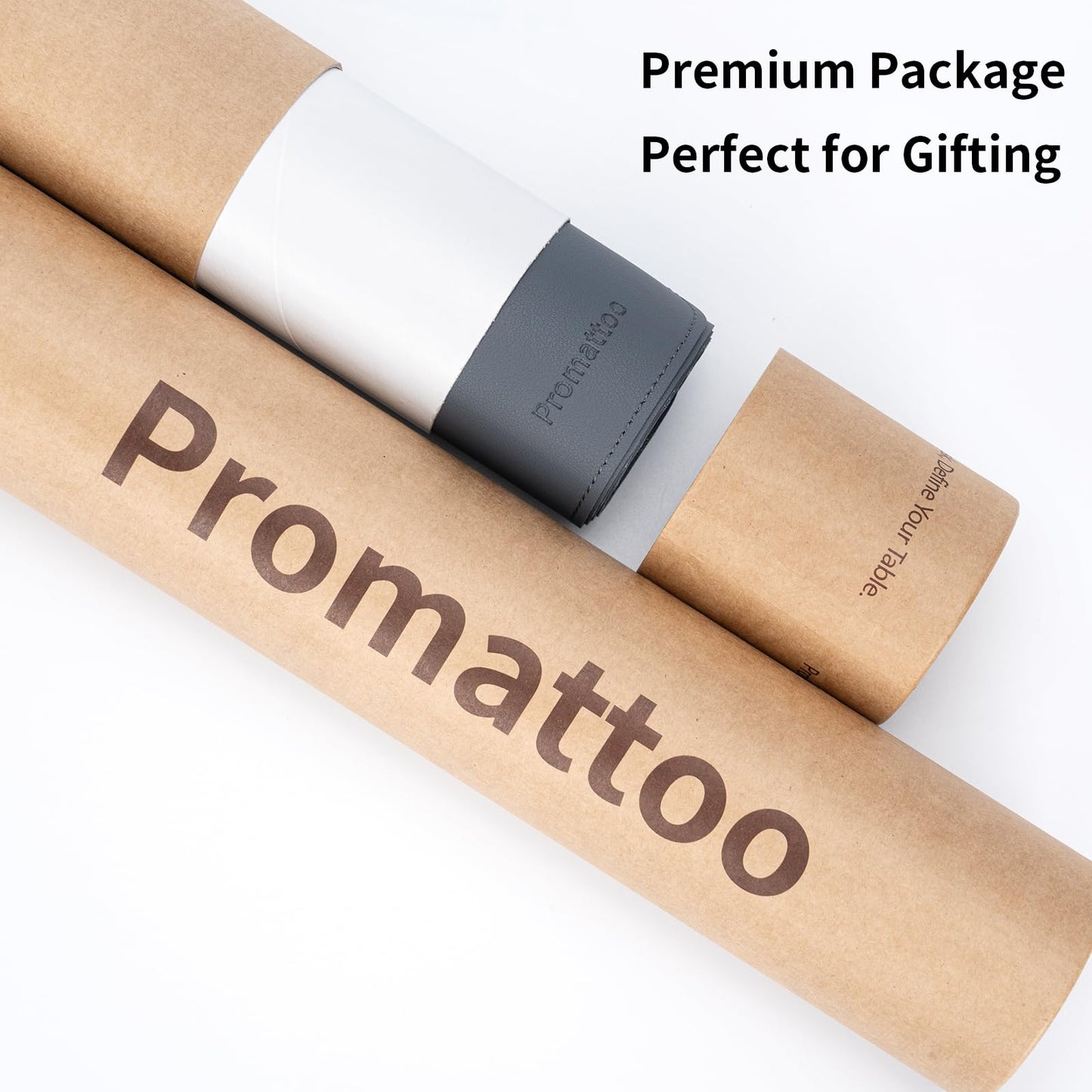 PROMATTOO Oversized Non-Slip Desk Pad Protector with Premium Gift Box – Vegan Leather Waterproof Laptop Mat for Keyboard & Mouse, Grips Desk Firmly – Large Office Pad– Dusk Navy