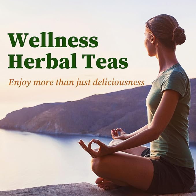 FullChea - Ginkgo Biloba Tea Bags, 36 Teabags - Premium Dried Ginkgo Biloba Leaves - Non-GMO - Caffeine-free - Support Memory & Focus