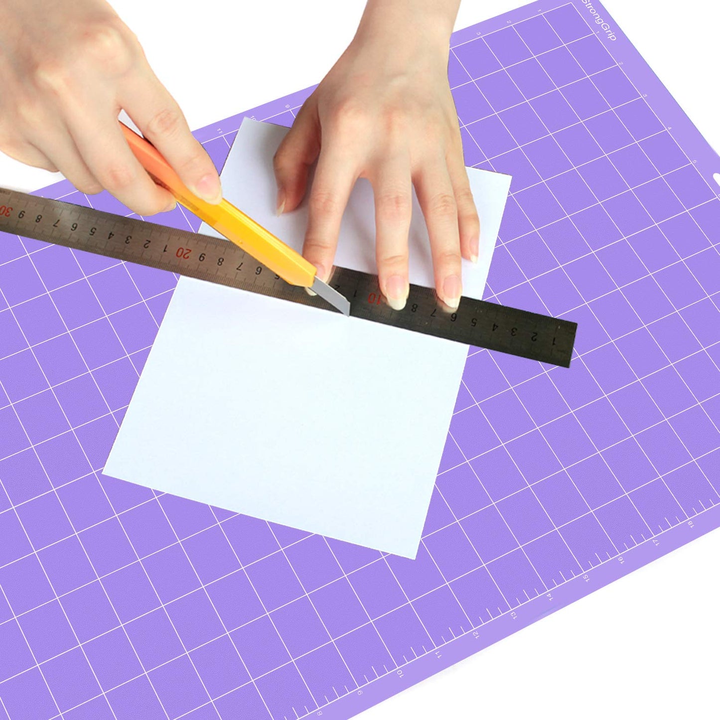 REALIKE StrongGrip Cutting Mat Compatible with Cricut Maker 3/Maker 4/Maker/Explore 3/4/Air 2/Air/One(3 Mats,12x24 inch) Purple Strong Adhesive Non-Slip Cut Mats for Crafts