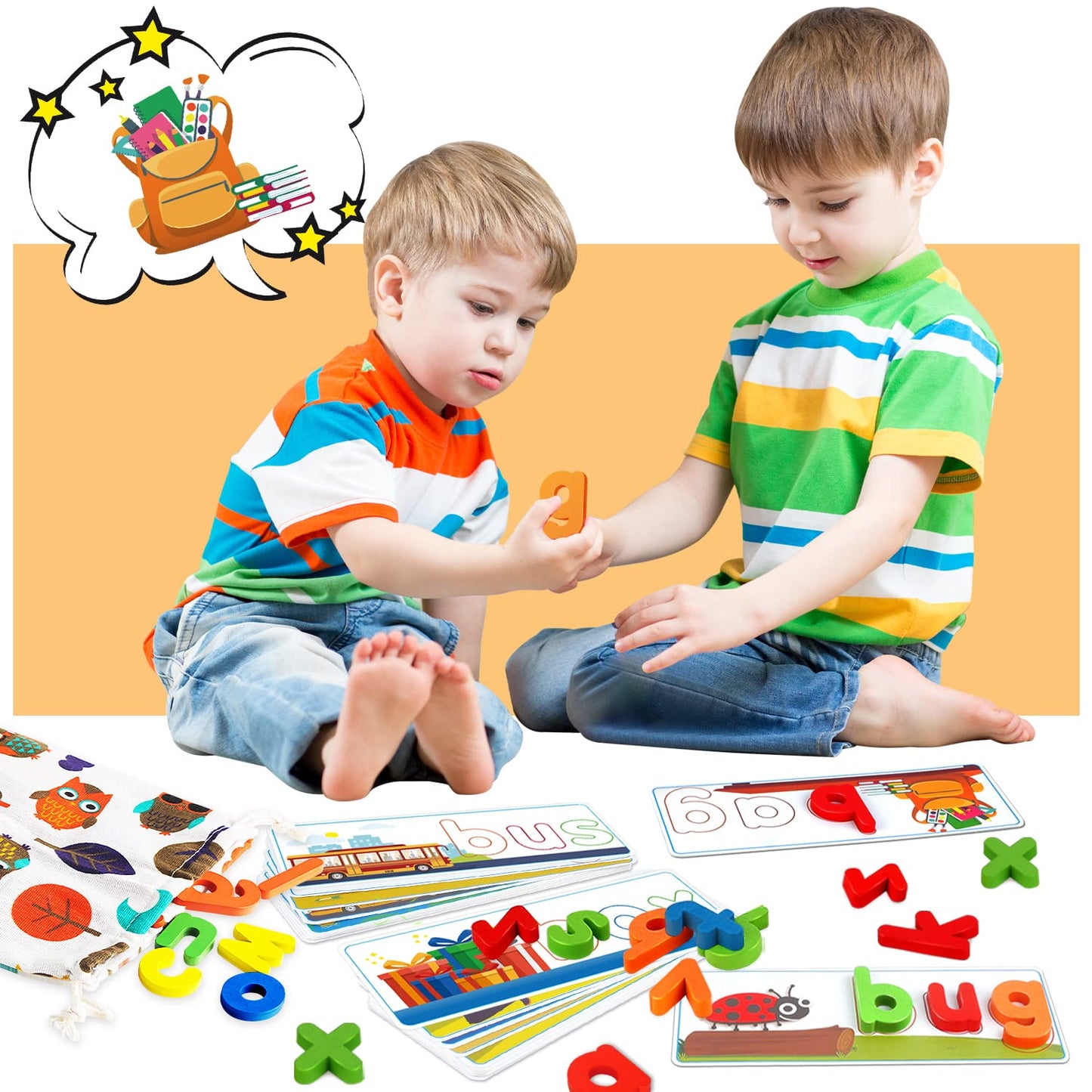 KIZZYEA Water Doodle Mat & Learning Educational Toys