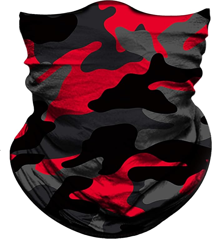 Obacle Neck Gaiter Face Mask Bandana for Dust Wind Sun Protection for Men Women
