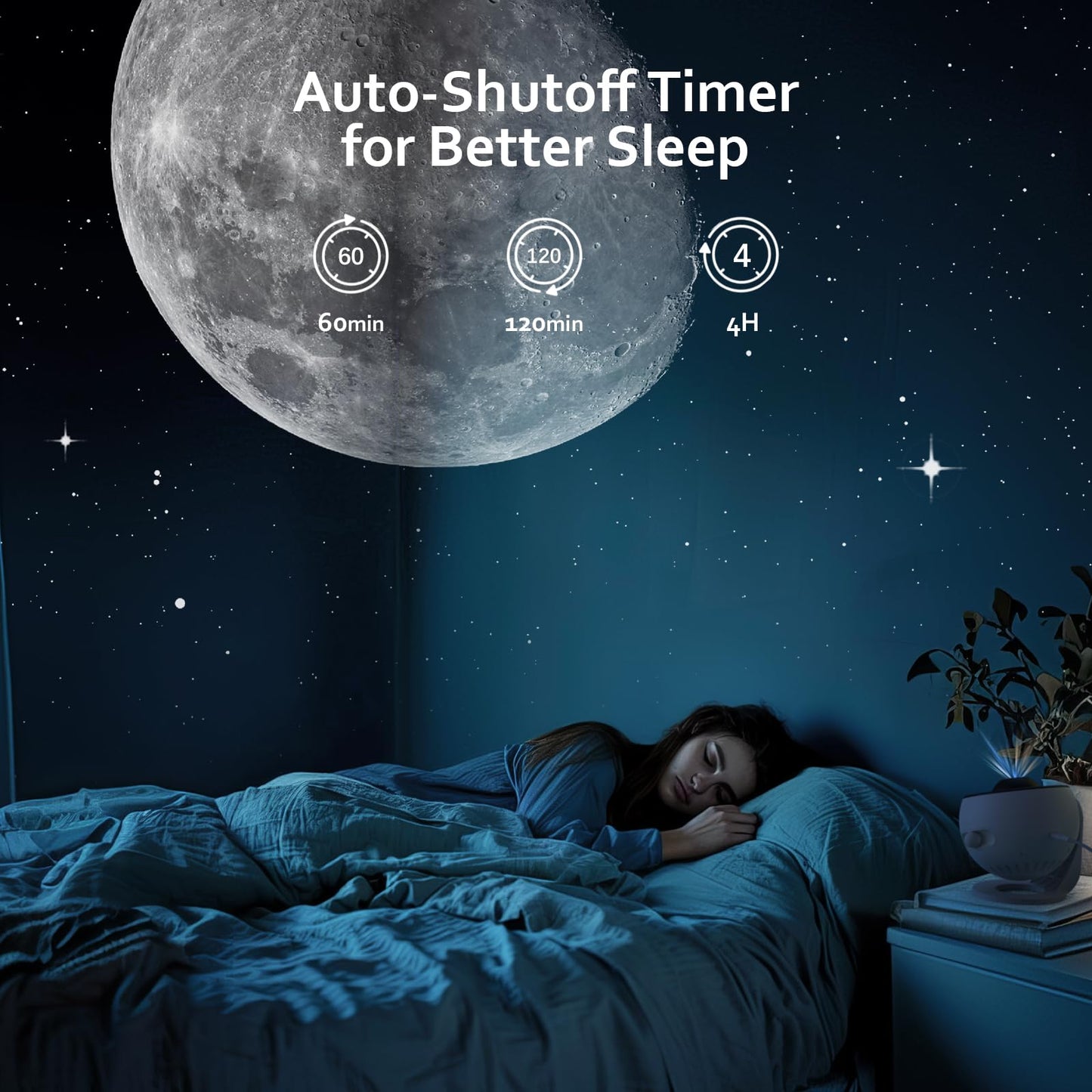 Ainael Galaxy Projector, Star Projectors Home Planetarium Space Ceiling Starry Sky Night Light with 3 HD Glass Slides, Galaxy Projector Pro for Kid Adult Bedroom Birthday Gift