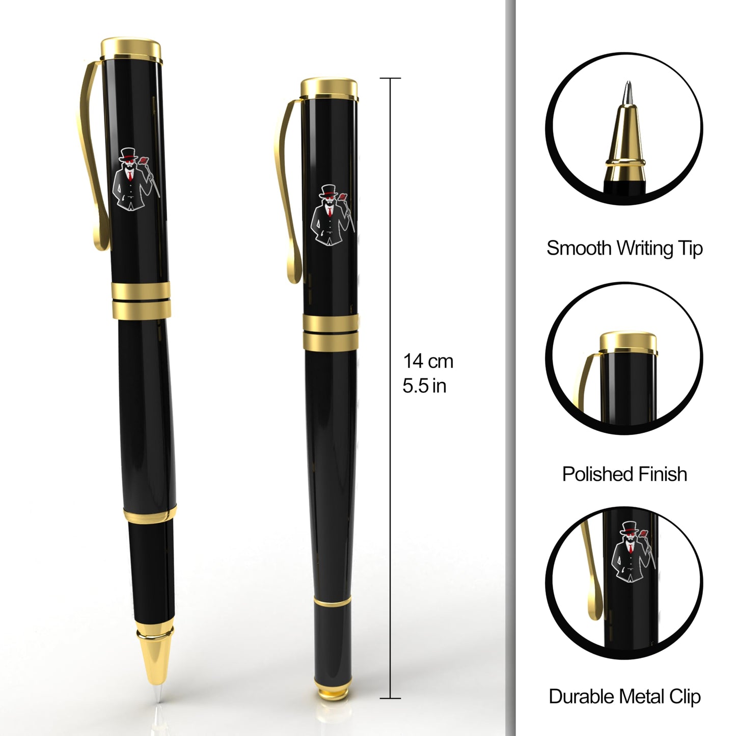 Hypernova Fancy Pen, Luxury Pen, Pens for Writing, Fancy Pens for Men & Women, Luxury for Men, Ballpoint Black Ink, Nice, Best