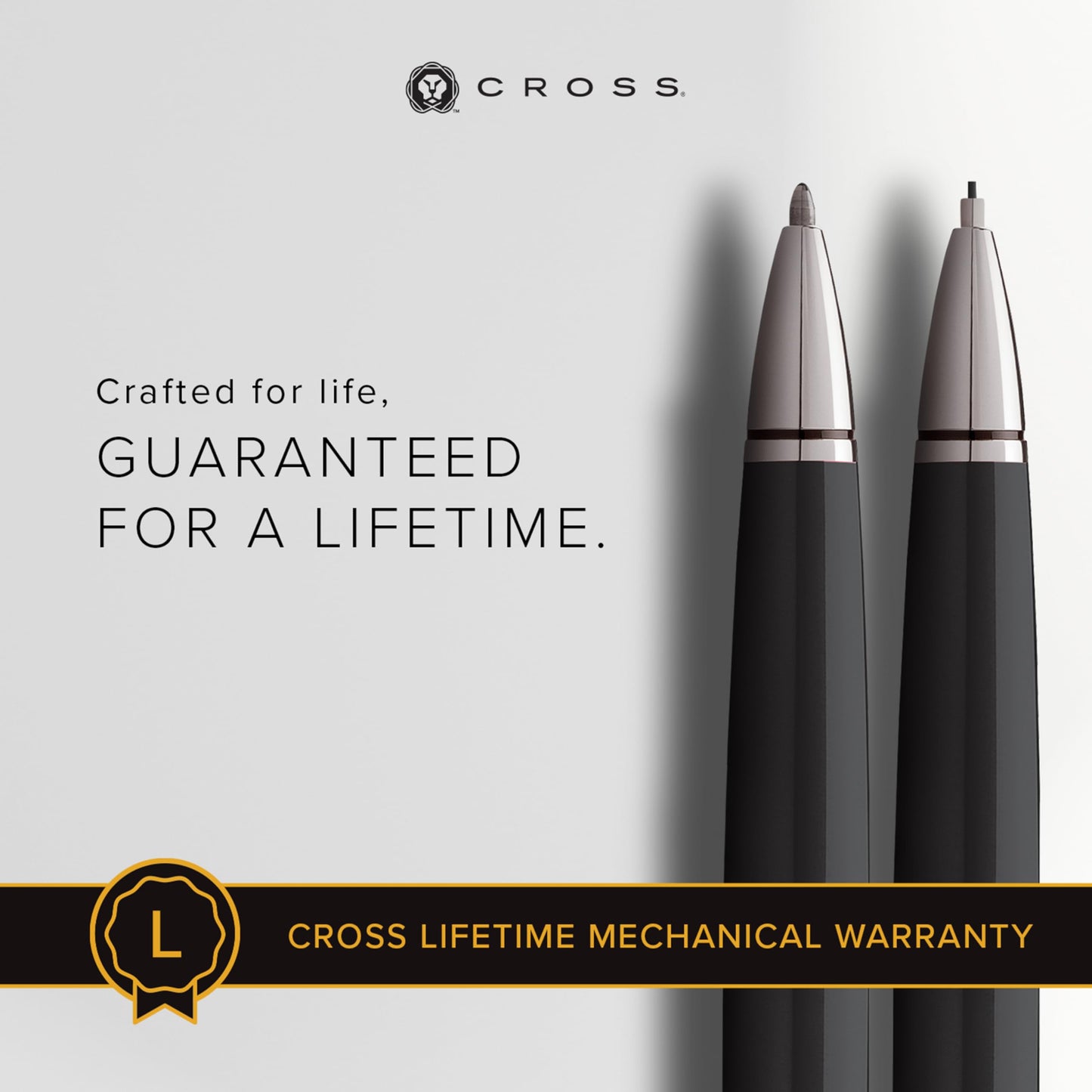 Cross Coventry Black Lacquer Pen and Pencil Gift Set