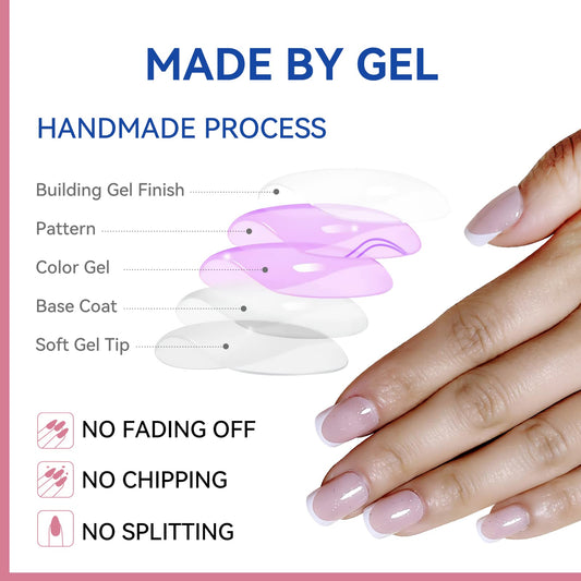 Long Press on Nails,Lucoffeoi 24Pcs Acrylic Square Fake Nails Full Cover,Glitter Press-On False Nails Artificial Flower False Nails Full Cover Rustic Ballerina Nails Tips for Women Girls Kids