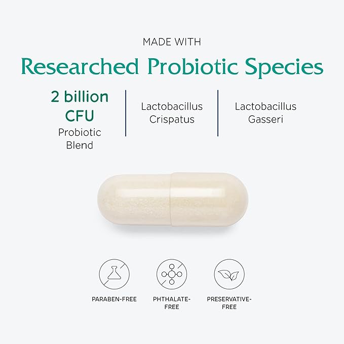 Vitanica V-Probiotics - Probiotics for Women - Vaginal Suppositories with Lactobacillus Rhamnosus, Gasseri & More - Women's Health Supplement - Pro Logo - 30 Vaginal Suppositories