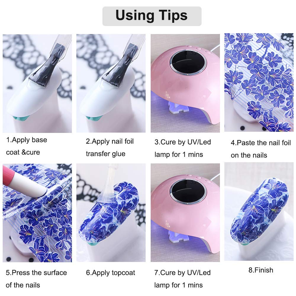 3 Boxes Christmas Nail Art Foil Transfer Stickers, Kalolary Christmas Nail Foil Transfer Wraps Snowflake Santa Nail Decals Adhesive Glitters Acrylic DIY Xmas Nail Decoration, 30 Rolls