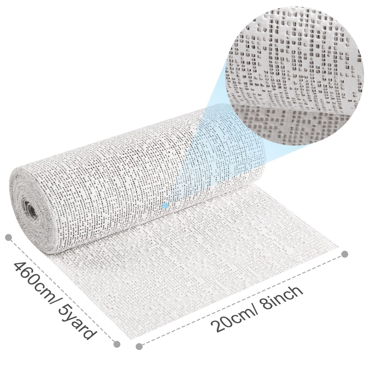 45ft - 211ft Plaster Cloth Rolls White Gauze Strips Wrap Bandages for Craft Belly Cast Mask Making Body Molds Scenery Art(8inch x 45 Feet, White)
