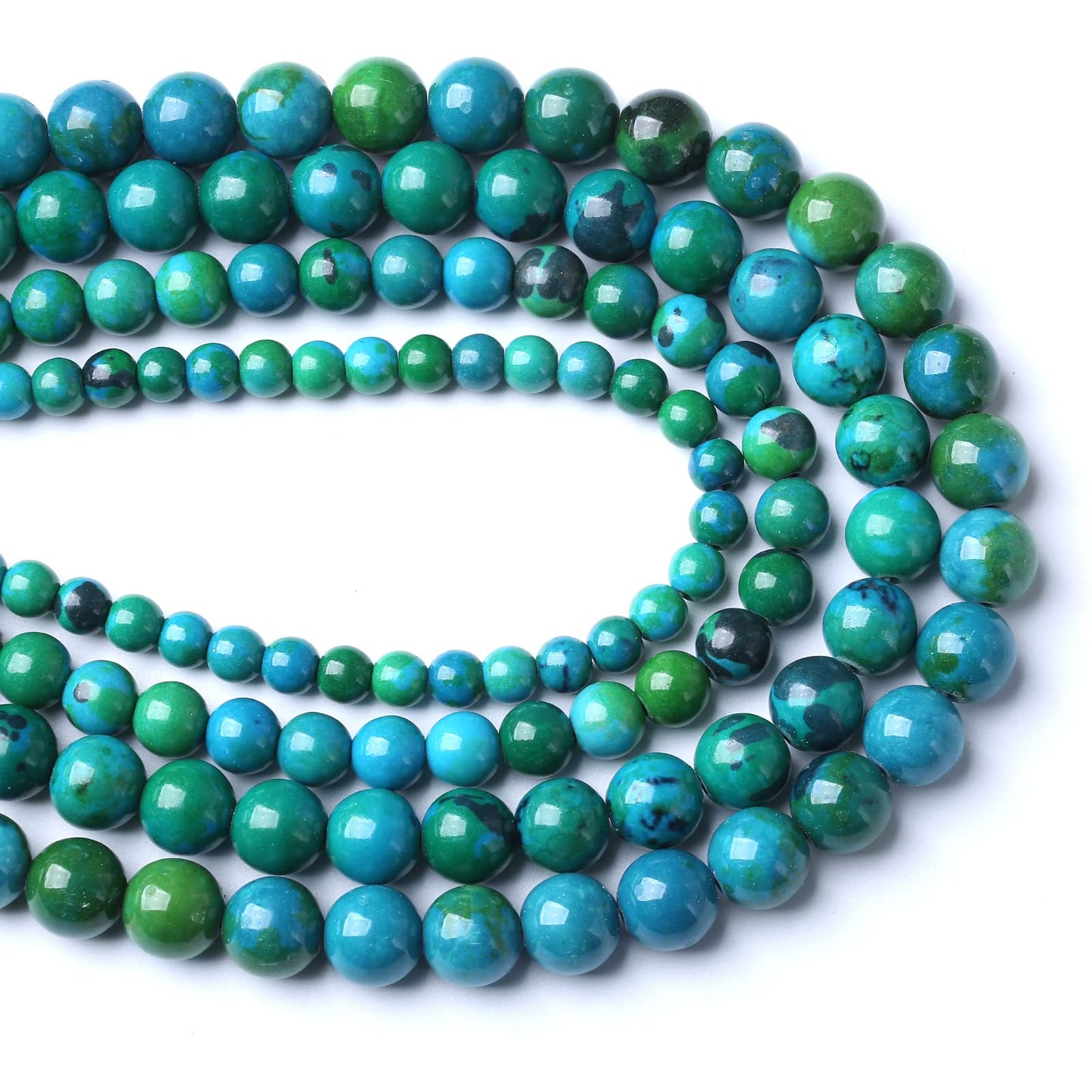 8MM 45PCS Natural Stone Phoenix Loose Beads for Jewelry Making DIY Bracelet 1 Strand