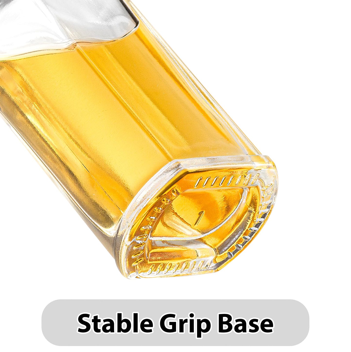 PELLAH GOODS 50 ml (1.7oz) Mini Small Glass Bottles With Leak Proof Gold Caps, Aluminum Lids, 24 Pack, For Liquor Wine Alcohol Ginger Shots Samples Decorative
