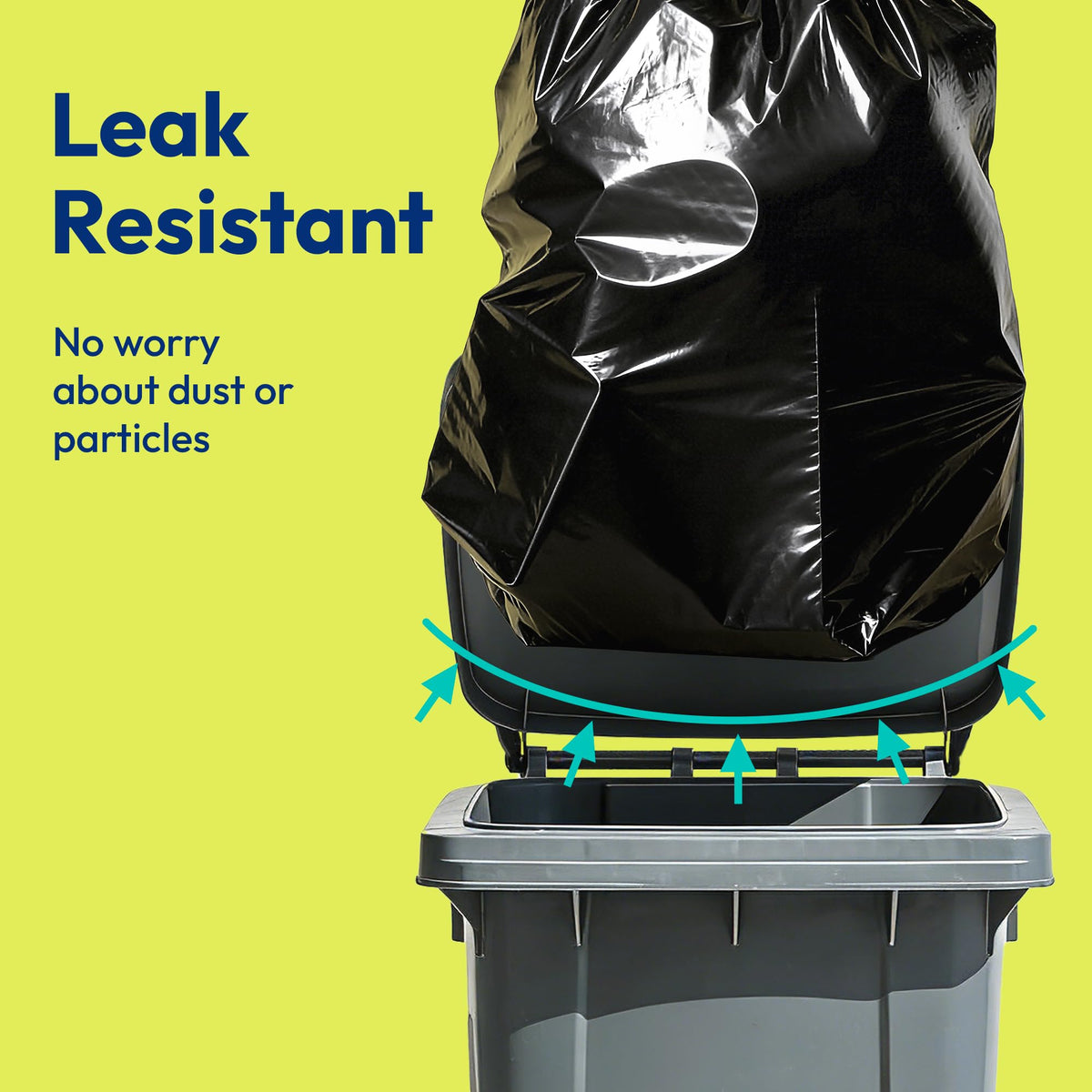Heavy Duty Trash Bags 33 Gallon 30 Count