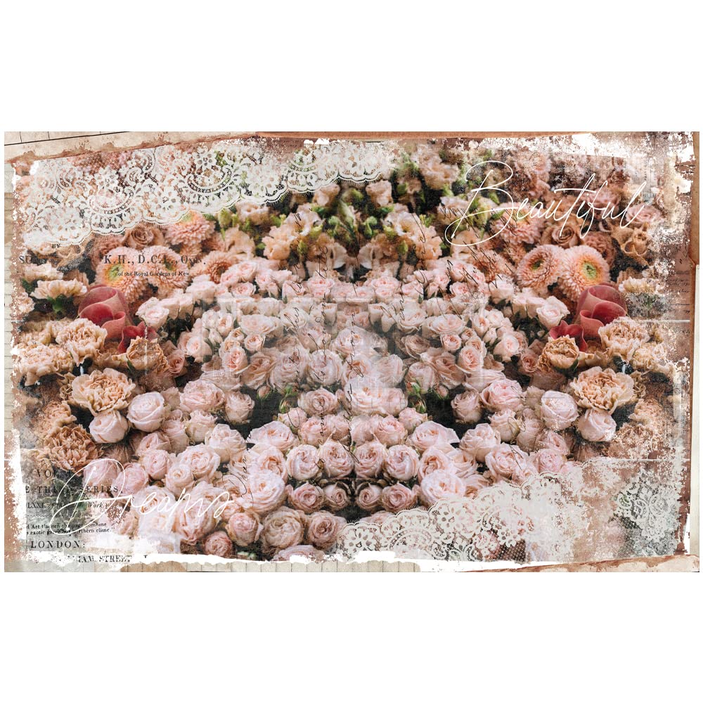 Redesign with Redesign Decoupage Decor Tissue Paper Beatiful Dream 1 Sheet (19"x30") Redesign Tissue Decoupage Paper 655350649715