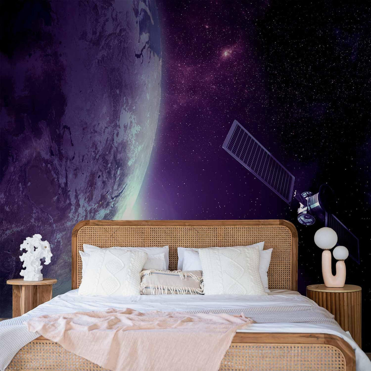 artgeist Wall Mural Cosmos Galaxy 154x110 in - Peel and Stick Self-Adhesive Wallpaper Removable Large Sticker Foil Wall Decor Print Picture Image Design n-B-0007-a-d