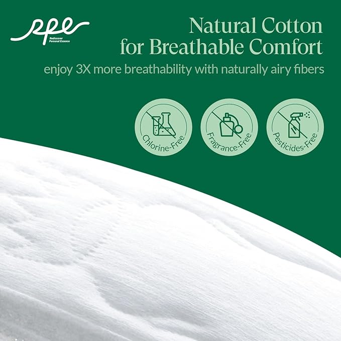 100% Organic Pads for Women, Ultra Thin Feminine Pads with Wings, Unscented Period Pads, Regular Absorbency Sanitary Pads, Organic Cotton Pads Menstrual (Regular, Size 3, 108 Count)