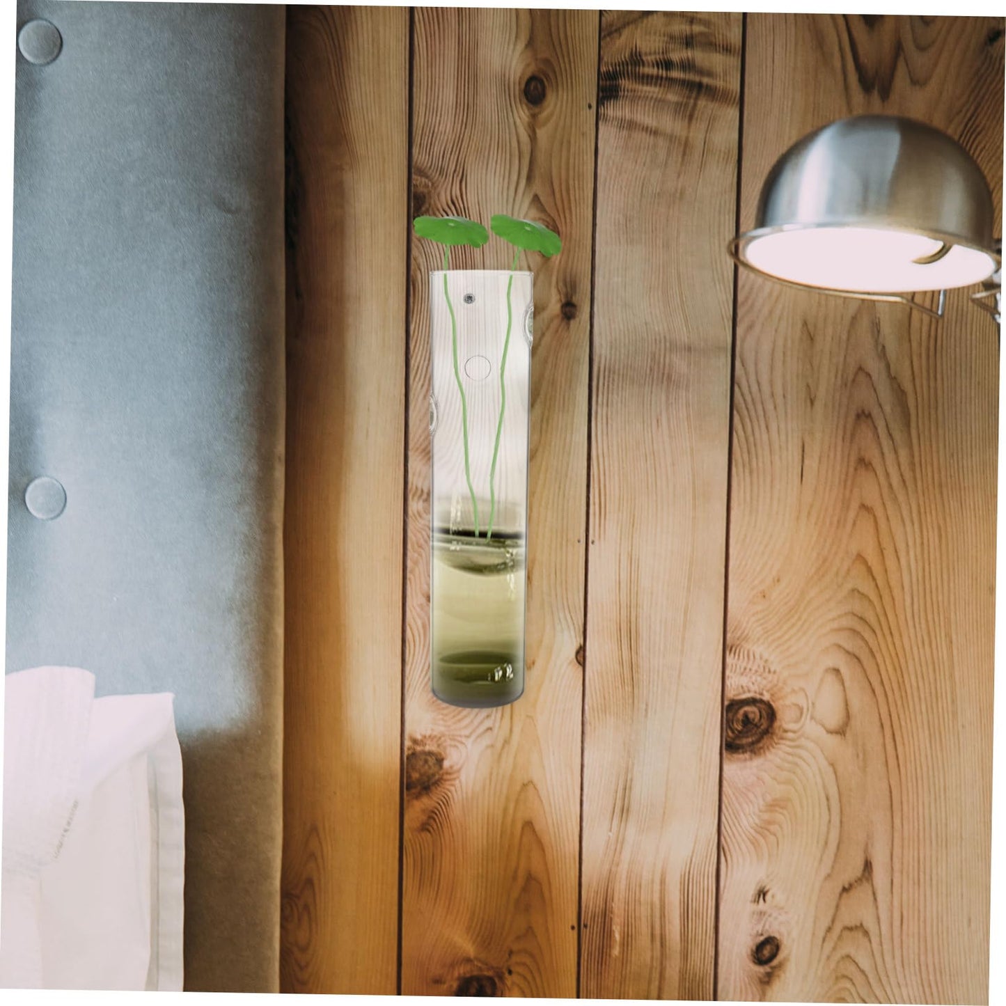 Toyvian Transparent Wall Hanging Planter Hydroponic Vase for Indoor Flowers Decorative Glass Terrarium for Home Decor Space-Saving Design Quality Craftsmanship