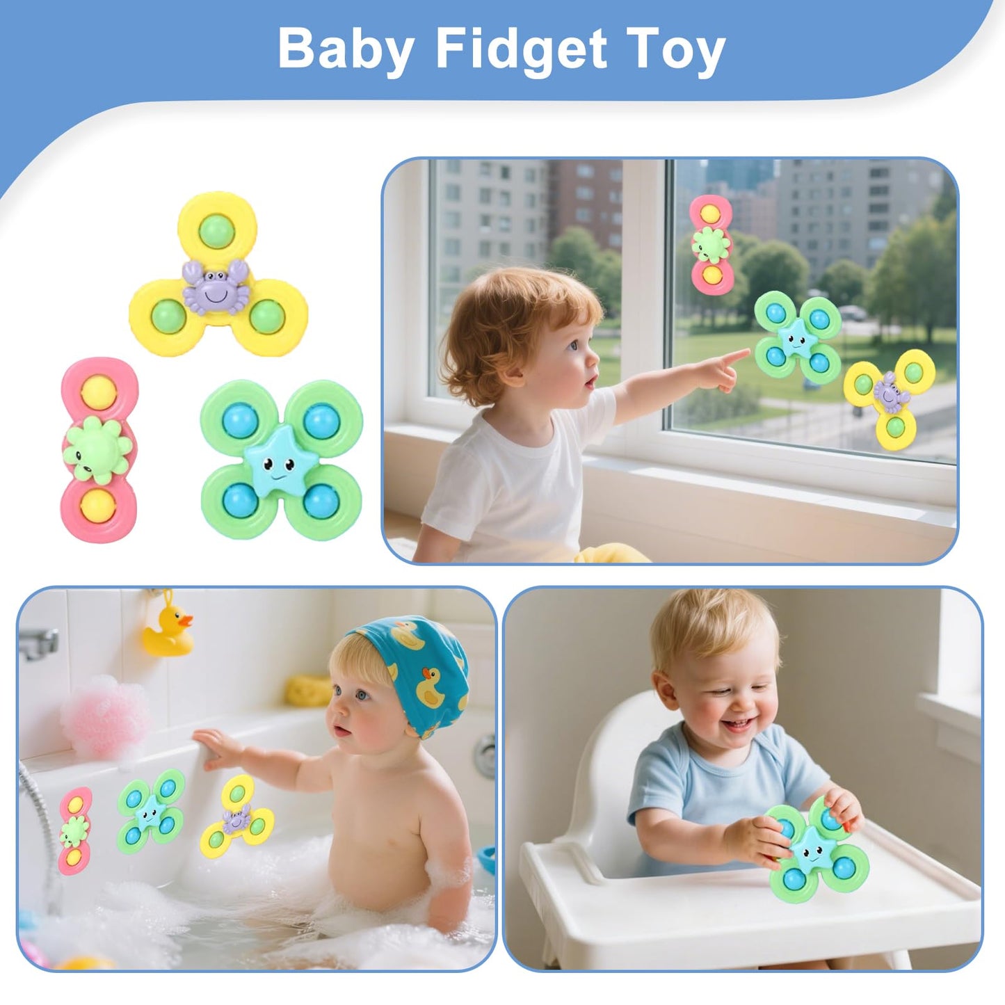 Montessori Baby Toys 6-9 12-18 Month,7-in-1 Sensory Infant Teething Toys for 6-12 Month,Stacking Blocks Cups Ring Matching Eggs Pull String Suction Cup Toy for Babies 6-12+ Months,1 Year old Baby Gift