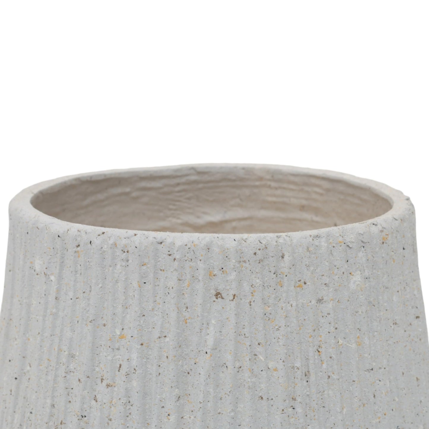 WEALTHOUSE Large Round Modern Planter for Indoor Outdoor Plants with Drainage Holes Lightweight Cement Texture Pot Home Garden Patio Decor Magnesium Oxide Construction