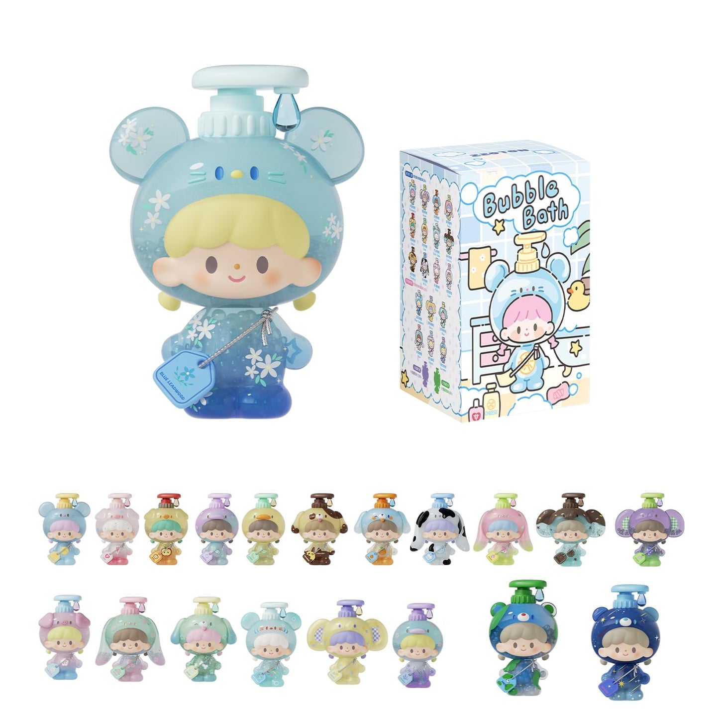 FINDING UNICORN zZoton Bubble Bath Baby Series Blind Box(Whole Set 10pcs)